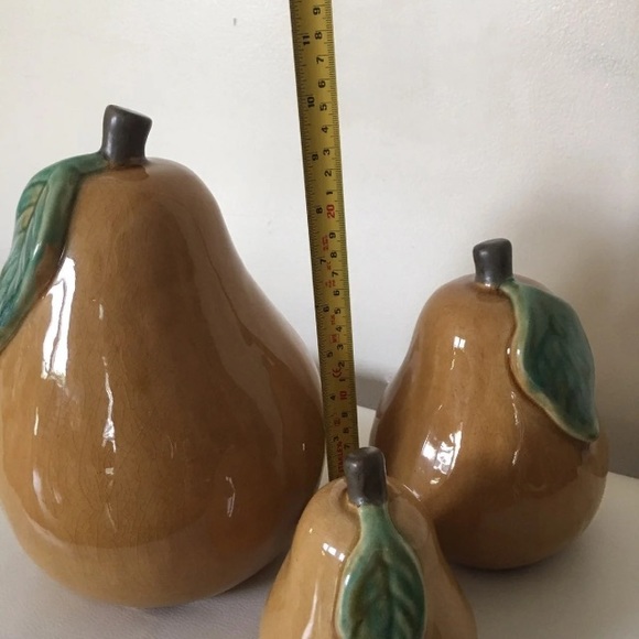 Ceramic Pears (Set of 3) - IMAX - Picture 8 of 11